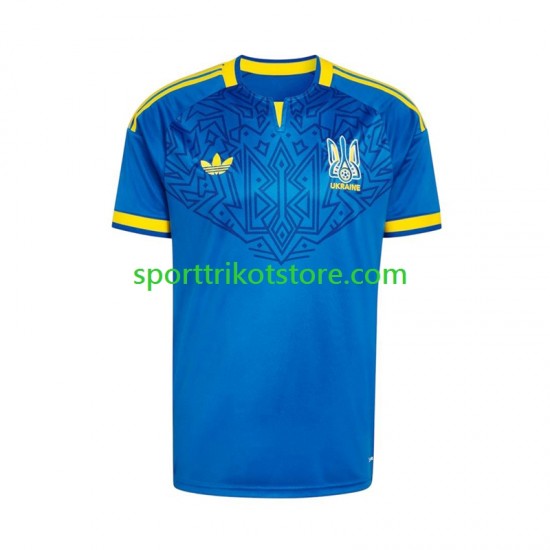 Ukraine Herren Auswärts trikot WM 2026 Kurzarm