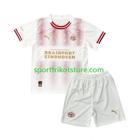 PSV Eindhoven Kinderset Viertes trikot 2025-2026 Kurzarm especial